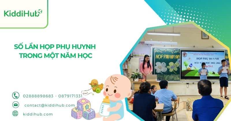 Số lần họp phụ huynh trong một năm học