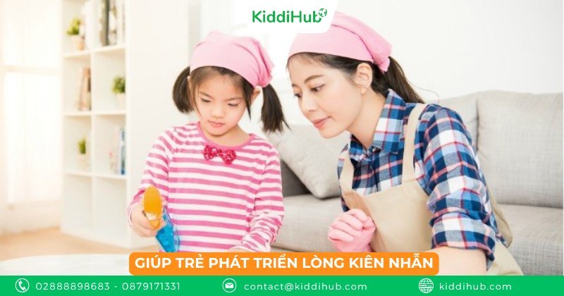 Giúp trẻ phát triển lòng kiên nhẫn