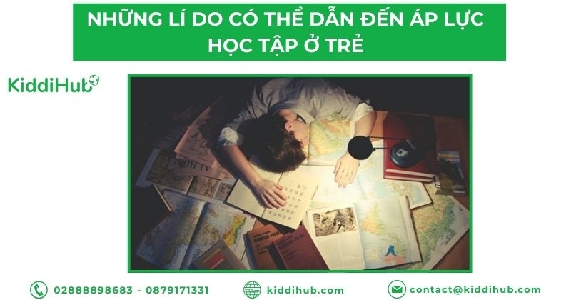 Những lí do có thể dẫn đến áp lực học tập ở trẻ