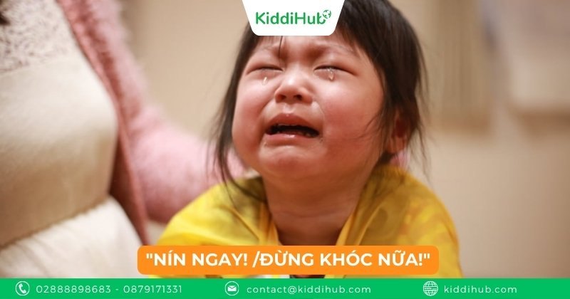 "Nín ngay! /Đừng khóc nữa!"