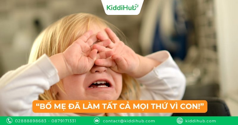 “Bố mẹ đã làm tất cả mọi thứ vì con!”