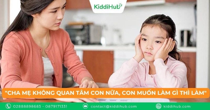 "Cha mẹ không quan tâm con nữa, con muốn làm gì thì làm"