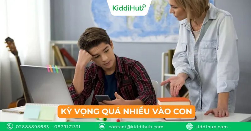 Kỳ vọng quá nhiều vào con