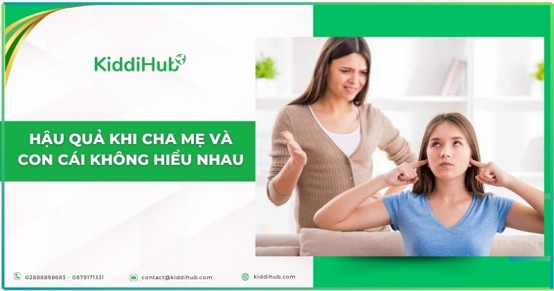 Hậu quả khi cha mẹ và con cái không hiểu nhau