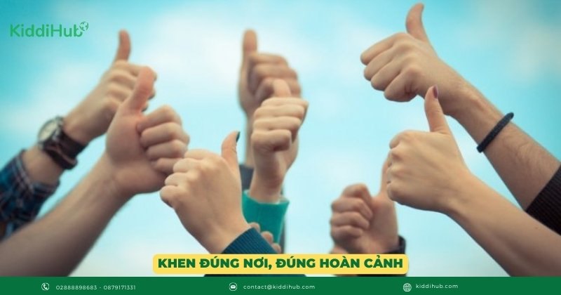 Khen đúng nơi, đúng hoàn cảnh