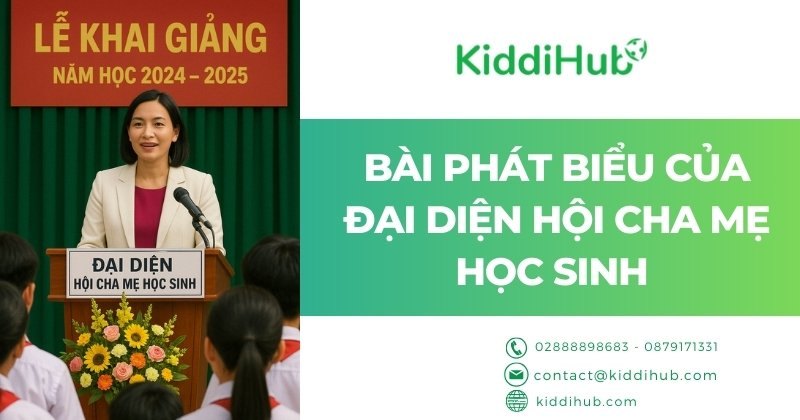 Bài phát biểu của đại diện hội cha mẹ học sinh trong ngày khai giảng