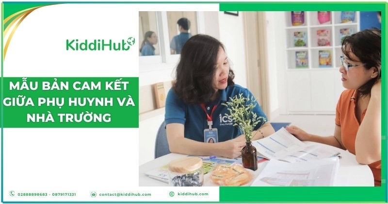 Mẫu bản cam kết giữa phụ huynh và nhà trường