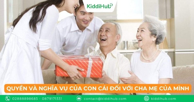 Quyền và nghĩa vụ của con cái đối với cha mẹ của mình