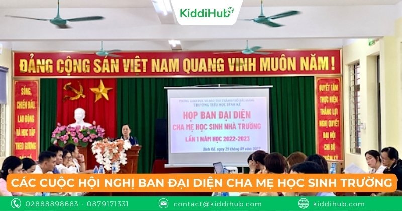 Các cuộc hội nghị  ban đại diện cha mẹ học sinh trường
