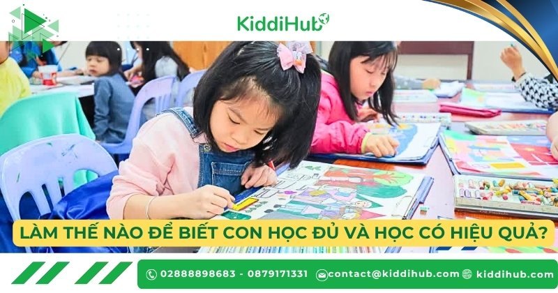 Làm thế nào để biết con học đủ và học có hiệu quả?