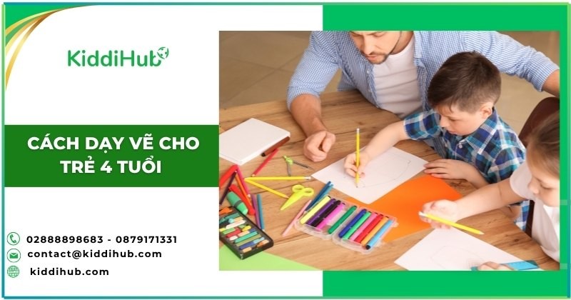 Cách dạy vẽ cho trẻ 4 tuổi