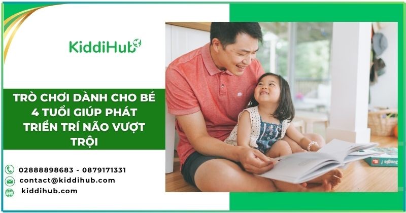Trò chơi dành cho bé 4 tuổi giúp phát triển trí não vượt trội