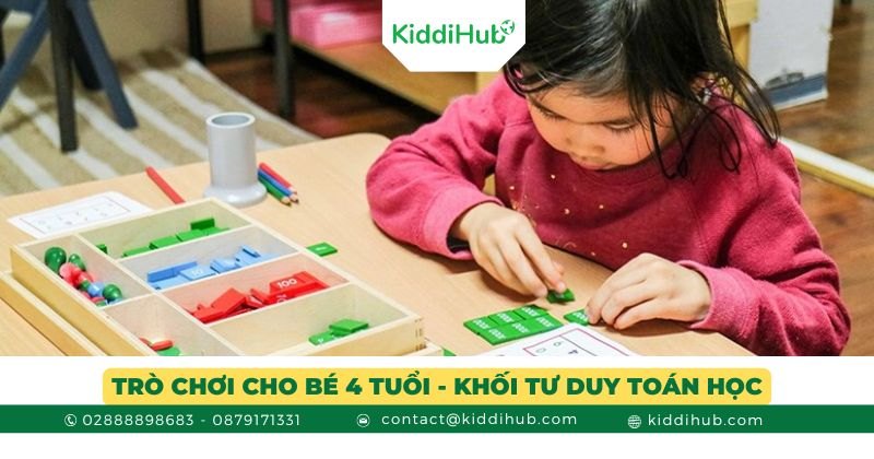 Trò chơi cho bé 4 tuổi - Khối tư duy toán học