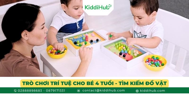Trò chơi trí tuệ cho bé 4 tuổi - Tìm kiếm đồ vật