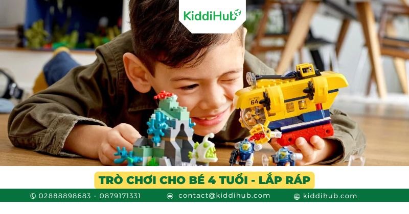 Trò chơi cho bé 4 tuổi - Lắp ráp