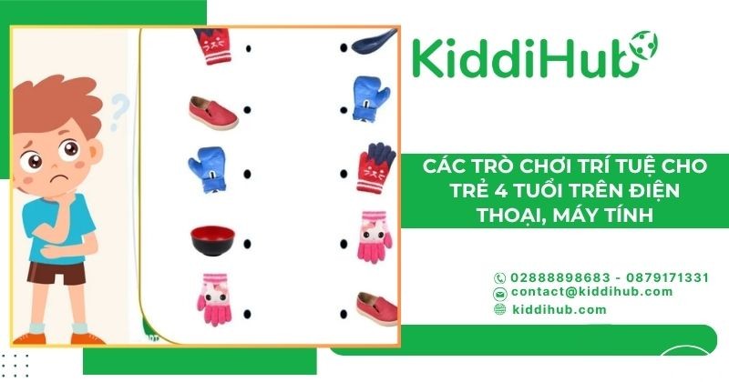 Các trò chơi trí tuệ cho bé 4 tuổi trên điện thoại, máy tính