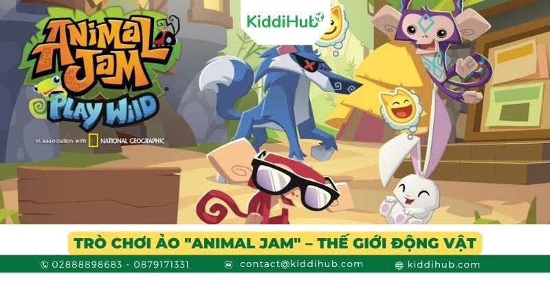 Trò chơi ảo "Animal Jam" – Thế giới động vật