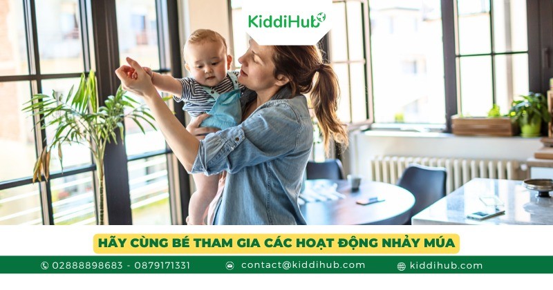 Hãy cùng bé tham gia các hoạt động nhảy múa
