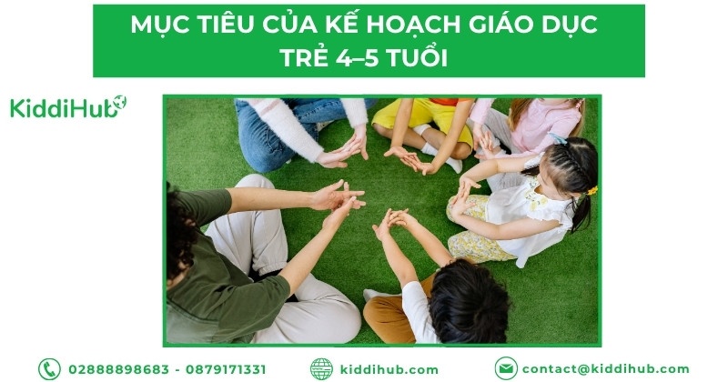 Mục tiêu của kế hoạch giáo dục trẻ 4–5 tuổi