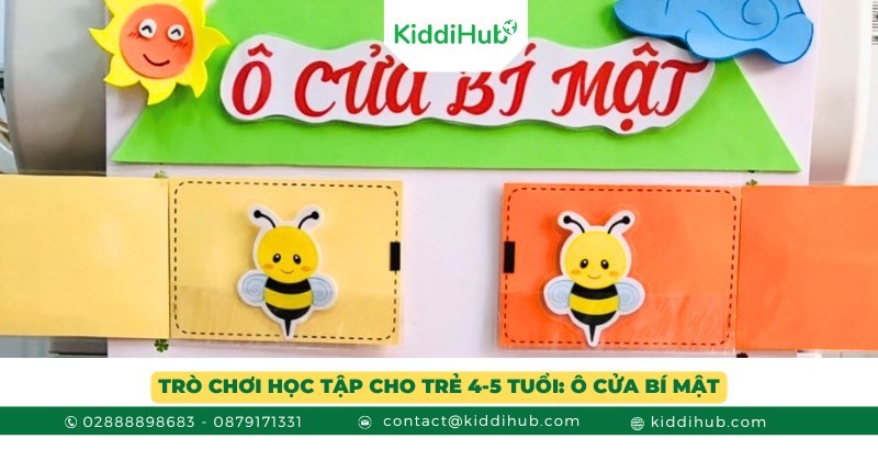Trò chơi học tập cho trẻ 4-5 tuổi: ô cửa bí mật