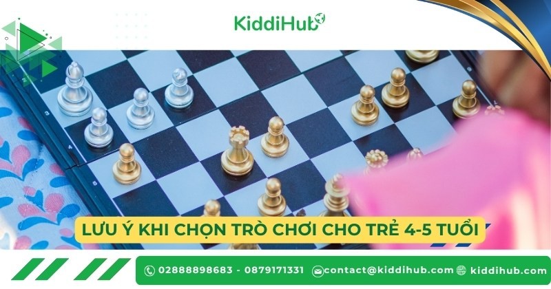 Lưu ý khi chọn trò chơi cho trẻ 4-5 tuổi