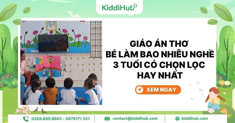 Giáo án thơ bé làm bao nhiêu nghề 3 tuổi có chọn lọc hay nhất
