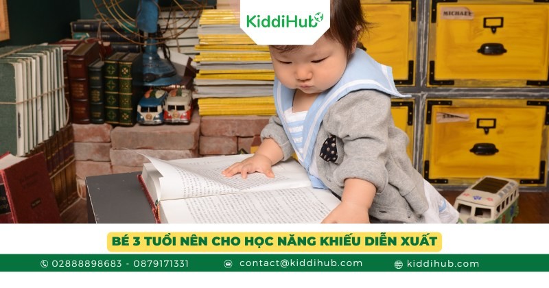 Bé 3 tuổi nên cho học năng khiếu diễn xuất