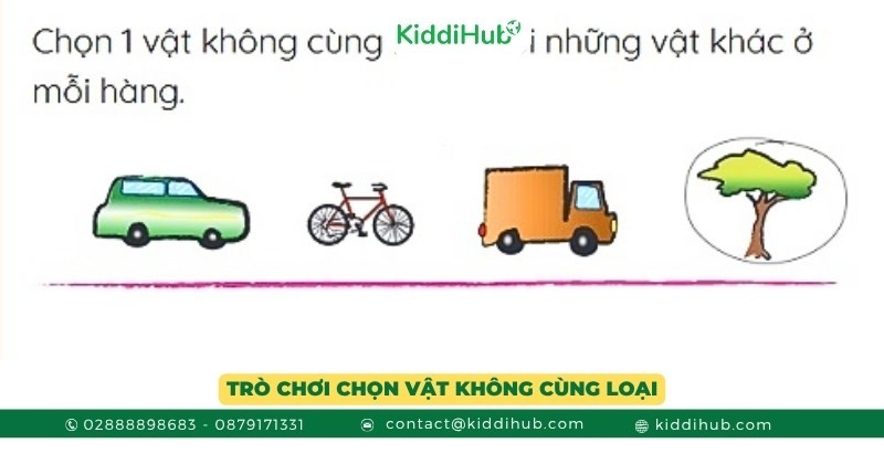 Trò chơi chọn vật không cùng loại