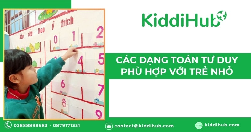 Các dạng toán tư duy phù hợp với trẻ nhỏ