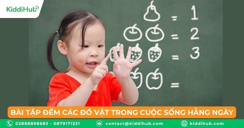 Bài tập đếm các đồ vật trong cuộc sống hằng ngày