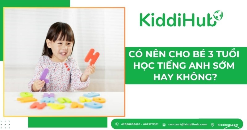 Có nên cho bé 3 tuổi học tiếng Anh sớm hay không?