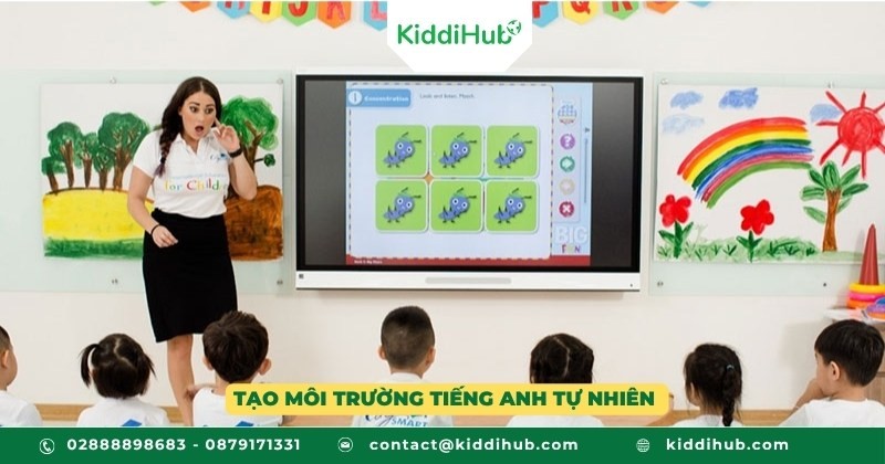 Tạo môi trường tiếng Anh tự nhiên