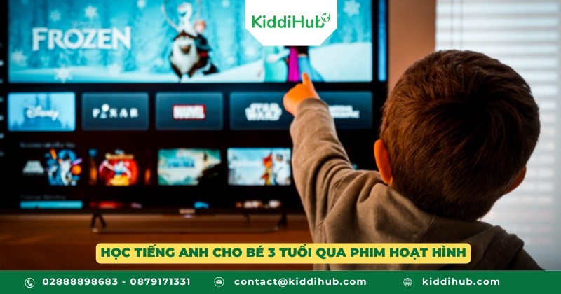 Học tiếng Anh cho bé 3 tuổi qua phim hoạt hình