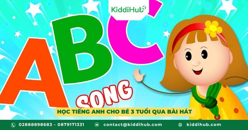 Học tiếng Anh cho bé 3 tuổi qua bài hát