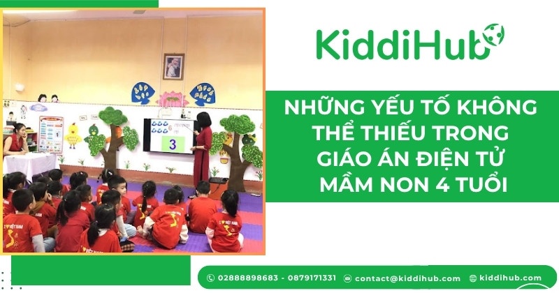 Những yếu tố không thể thiếu trong giáo án điện tử mầm non 4 tuổi