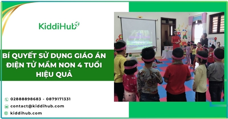 Bí quyết sử dụng giáo án điện tử mầm non 4 tuổi hiệu quả