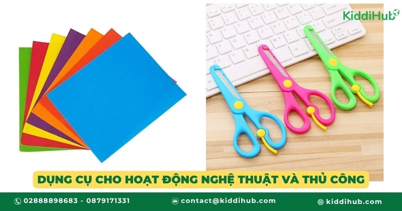 Dụng cụ cho hoạt động nghệ thuật và thủ công