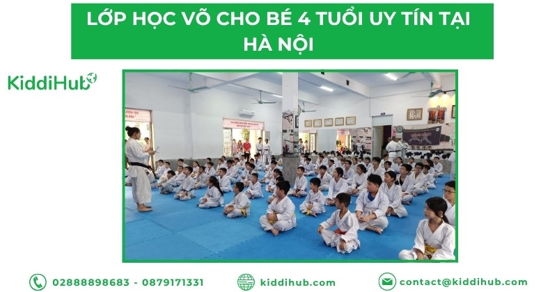 Lớp học võ cho bé 4 tuổi uy tín tại Hà Nội