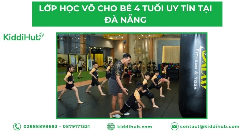 Lớp học võ cho bé 4 tuổi uy tín tại Đà Nẵng