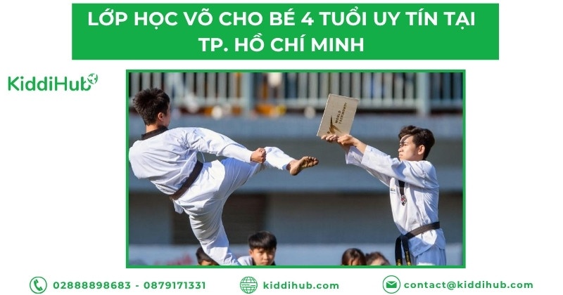 Lớp học võ cho bé 4 tuổi uy tín tại Tp. Hồ Chí Minh