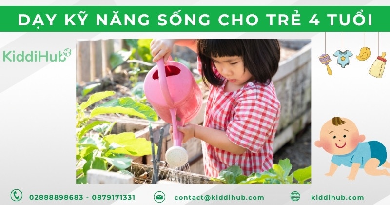 Dạy gì cho trẻ 4 tuổi? Phát triển kỹ năng sống và tư duy