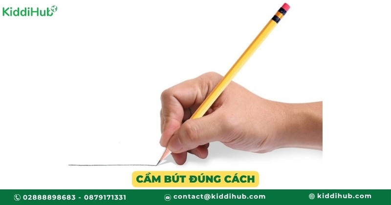 Cầm bút đúng cách