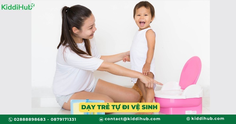 Dạy trẻ tự đi vệ sinh