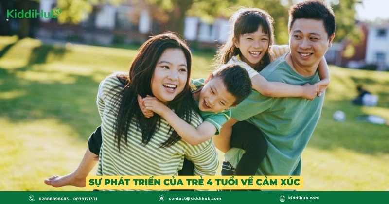 Sự phát triển của trẻ 4 tuổi về cảm xúc