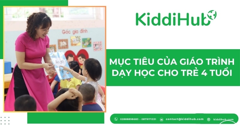 Mục tiêu của giáo trình dạy học cho trẻ 4 tuổi
