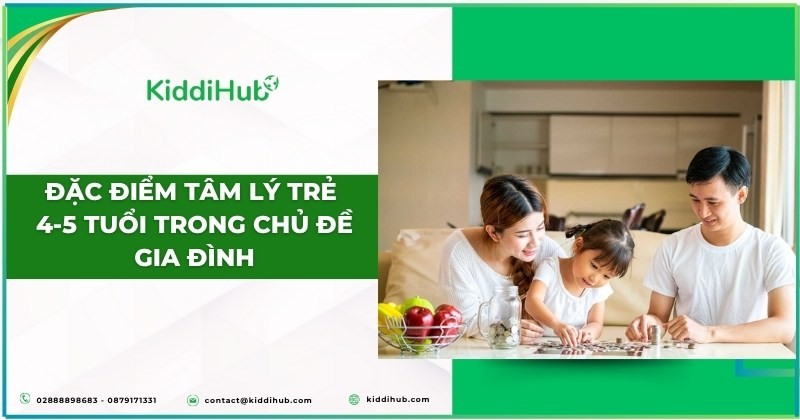 Đặc điểm tâm lý của trẻ 4-5 tuổi khi tìm hiểu về chủ đề gia đình