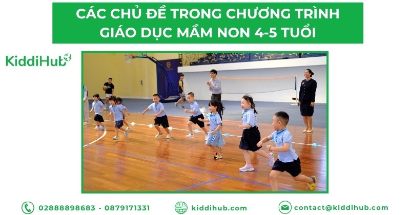 Các chủ đề trong chương trình giáo dục mầm non 4-5 tuổi