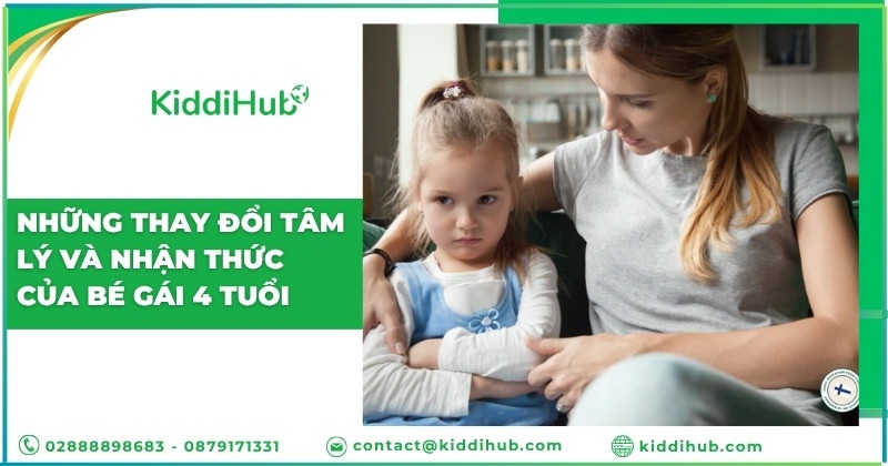 Những thay đổi tâm lý và nhận thức của bé gái 4 tuổi
