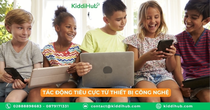 Tác động tiêu cực từ thiết bị công nghệ