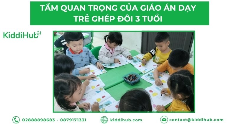 Tầm quan trọng của giáo án dạy trẻ ghép đôi 3 tuổi